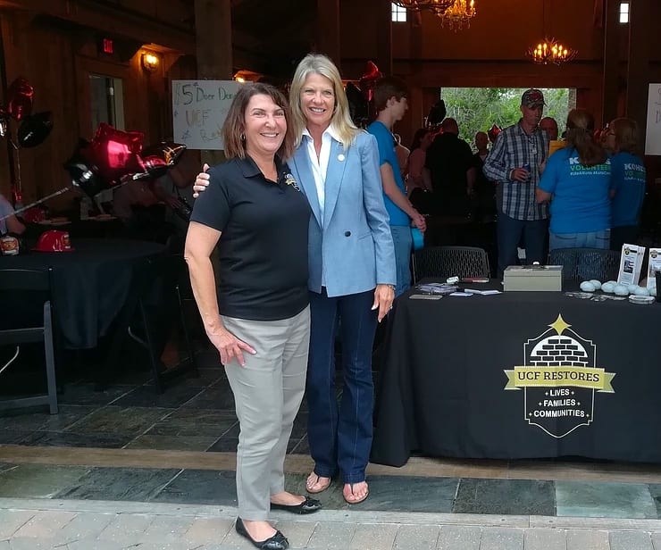 Dr. Deborah Beidel and supporter, Senator Debbie Mayfield