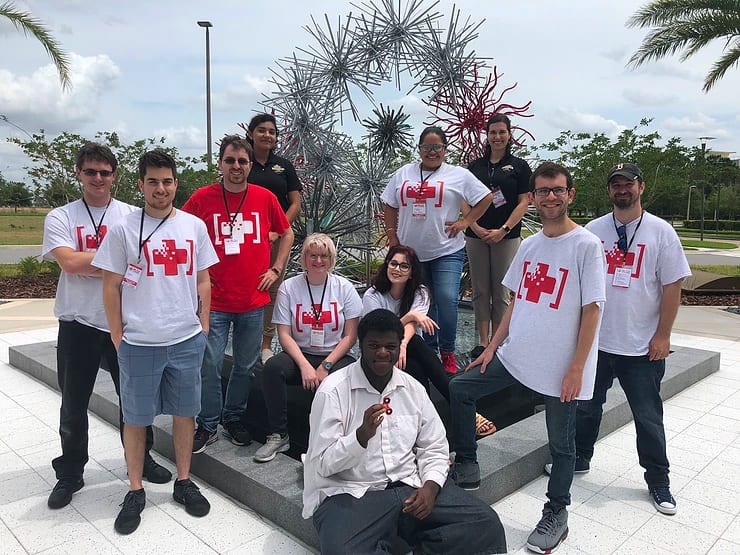 Melyssa Allen and her team, Dogmented Reality