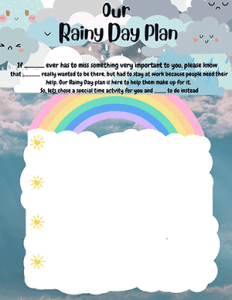 Our Rainy Day Plan